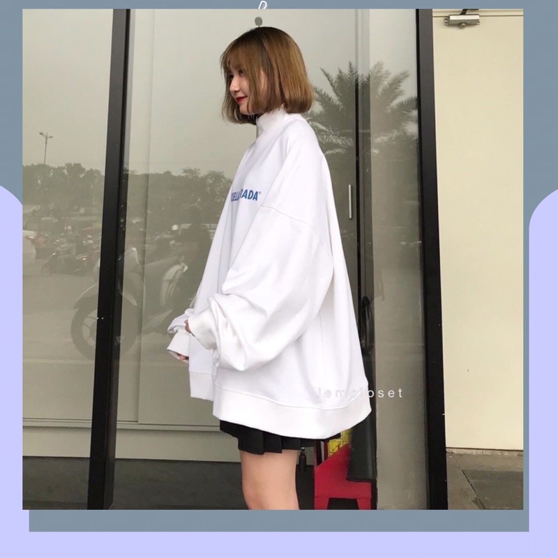 Áo Sweater Thu Đông nữ Nam Chất Nỉ Da Cá Dài Tay Unisex