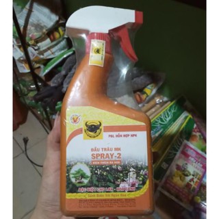 Phân bón Đầu Trâu Spray 2 kích thích ra hoa 500ml .