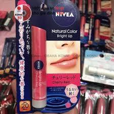 Son dưỡng môi Nivea Natural Color Bright Up chống nắng SPF20PA++ 3.5g