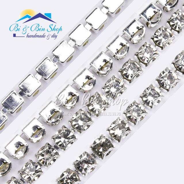 1 Mét Dây Xoàn Chấu D Đính Kết Trang Phục Thời Trang, Làm Phụ Kiện Handmade - Bi &amp; Bin Shop