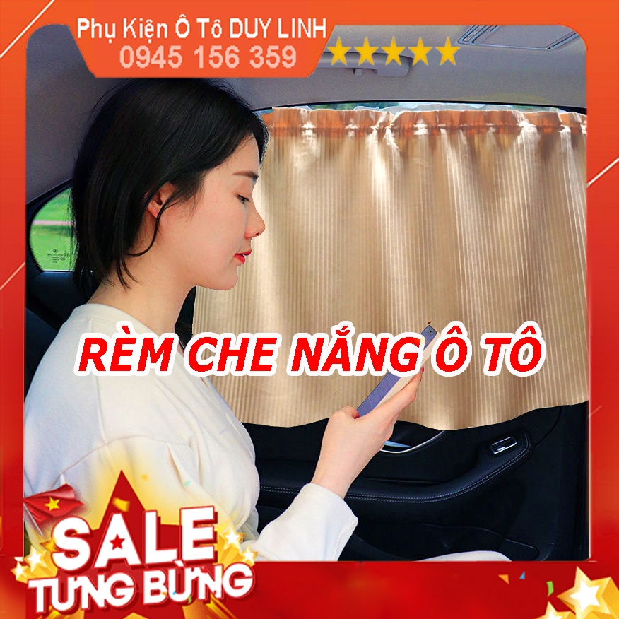 Rèm Vải Che Nắng Ô tô - Rèm chắn nắng xe hơi thiết kế sang trọng , dễ lắp đặt( Hàng loại 1, giá 1 bộ 2 cửa )