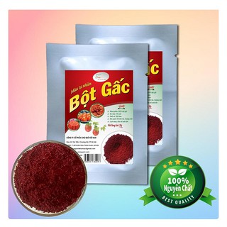 Bột Gấc Khô Nguyên Chất Sấy Lạnh 20g 50g 100g chuyên dùng nấu xôi làm bánh