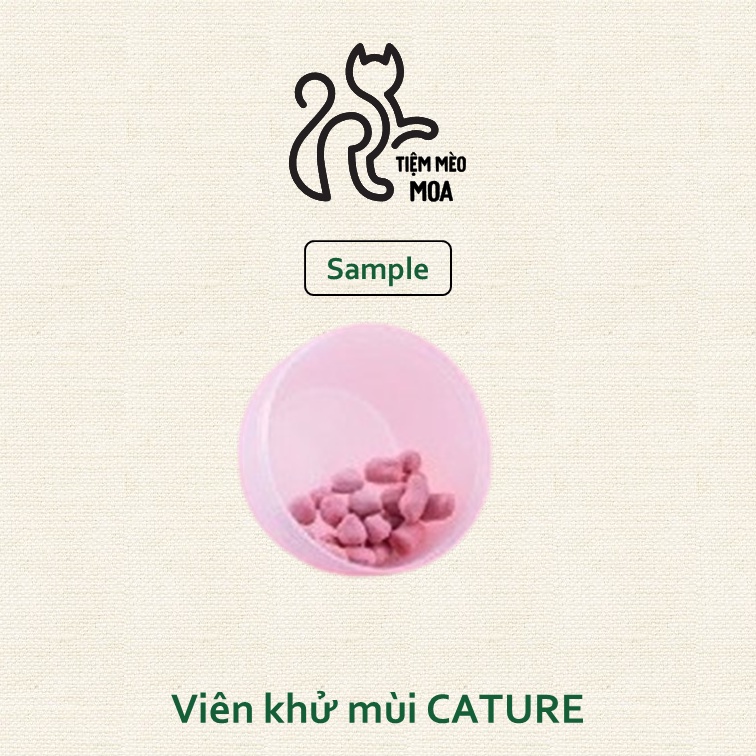 Viên khử mùi hôi cát mèo Cature - Tiệm Mèo Moa
