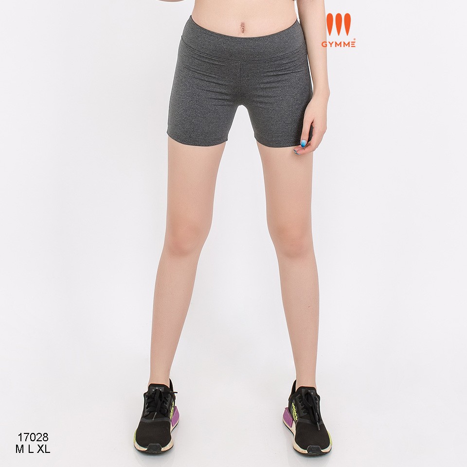 Quần short thể thao tập gym yoga nữ GYMME dáng trơn bassic - 17028