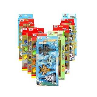 Set 4 máy bay, ô tô chạy đà bằng hợp kim