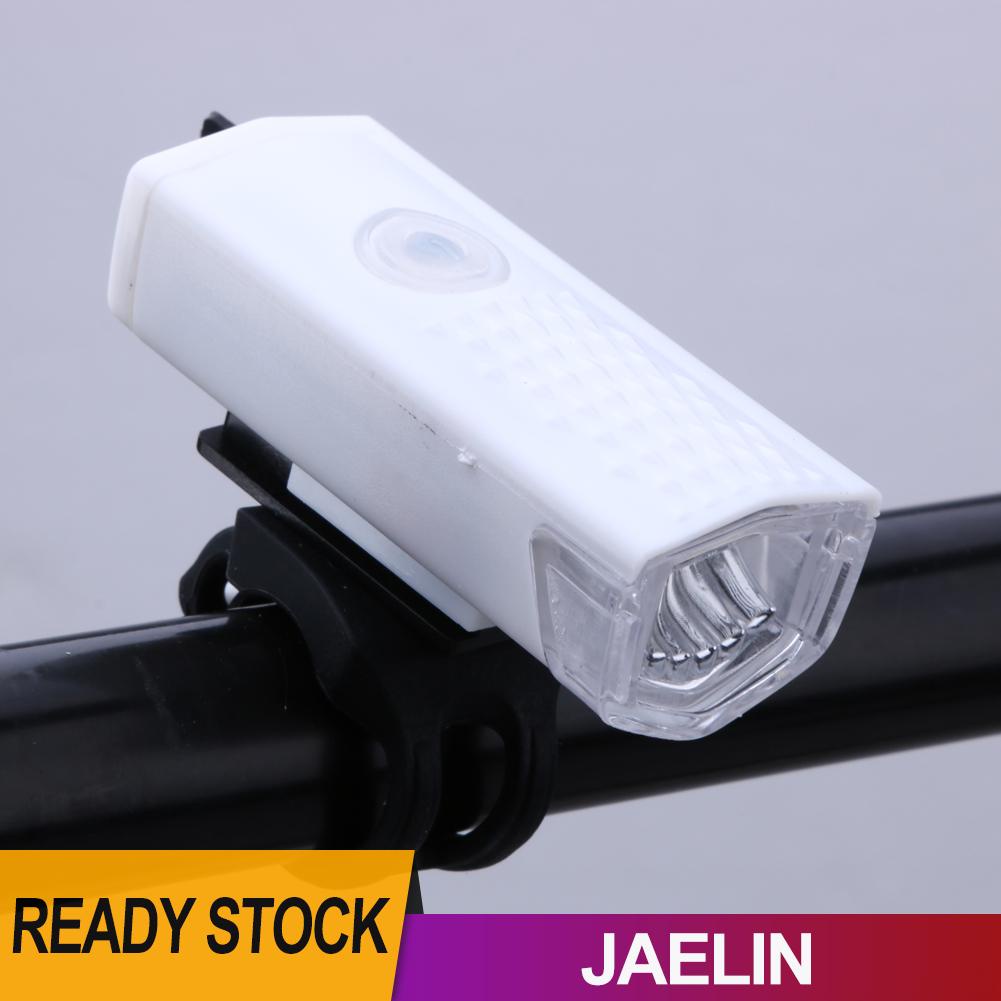 Đèn pha xe đạp 300LM LED chống nước + cáp sạc USB