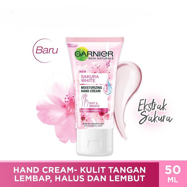 (hàng Mới Về) Kem Dưỡng Ẩm Da Tay Garnier Sakura Làm Trắng Da Hiệu Quả