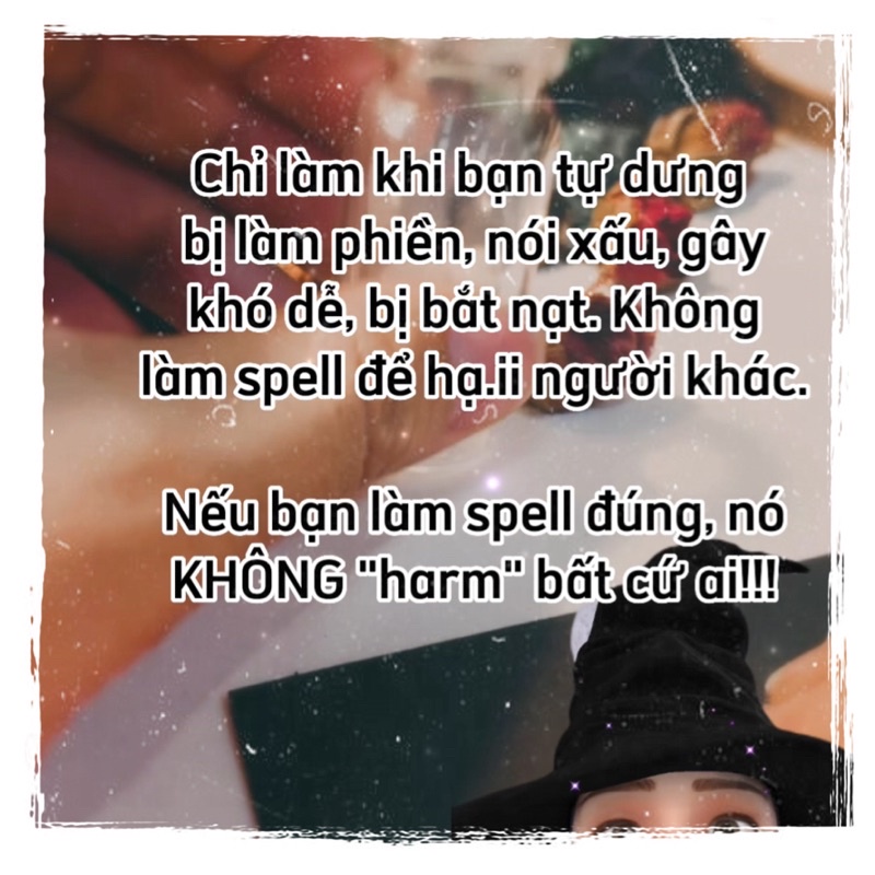 Spell ngăn chặn hành động NOI XAU, QUAY ROI từ người khác