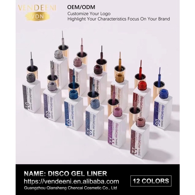 Vendeeni cọ nét Fiash mã DL 12 màu