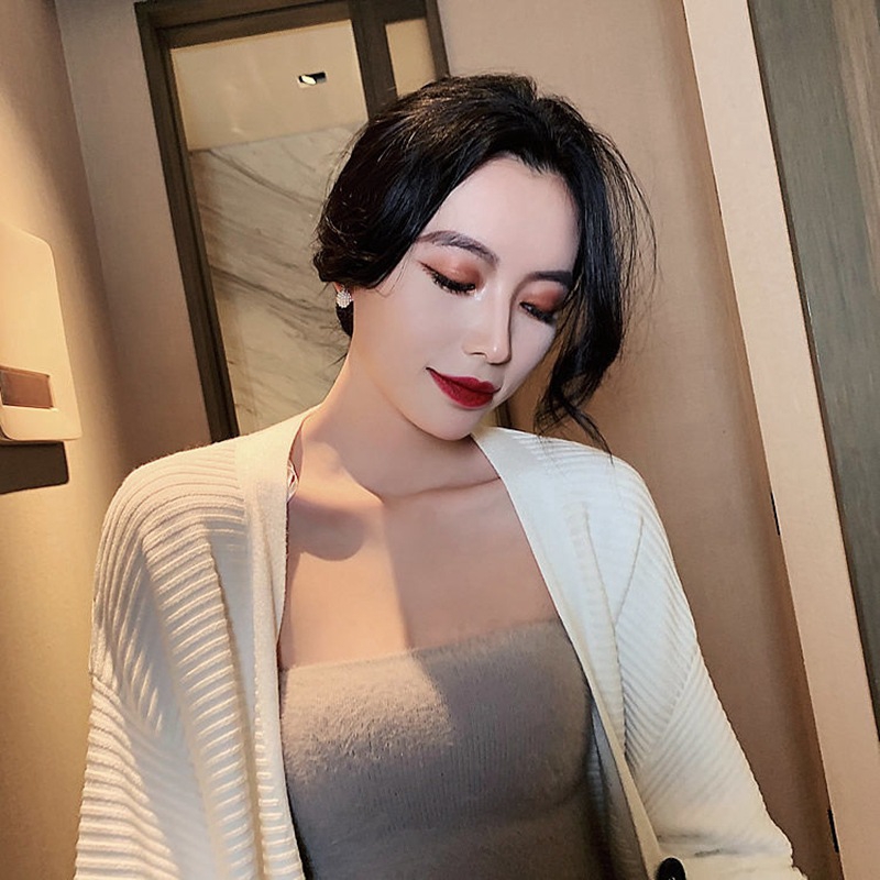 Bông Tai Hình Trái Dứa Đính Ngọc Trai Nhân Tạo Thời Trang