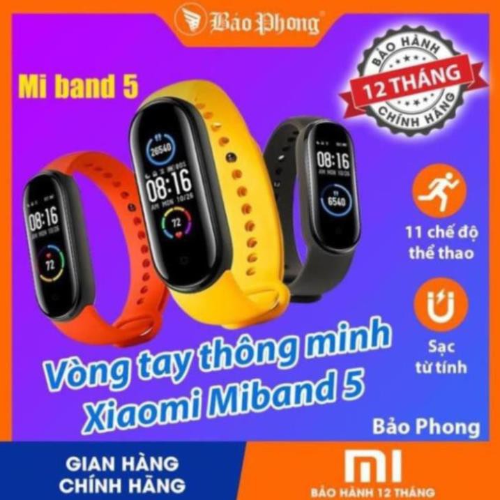 Đồng Hồ Xiaomi Mi Band 5 & Miband 4- Nguyên Seal Mới 100%- BH 1 năm - Hàng Chính Hãng (shopmh59)