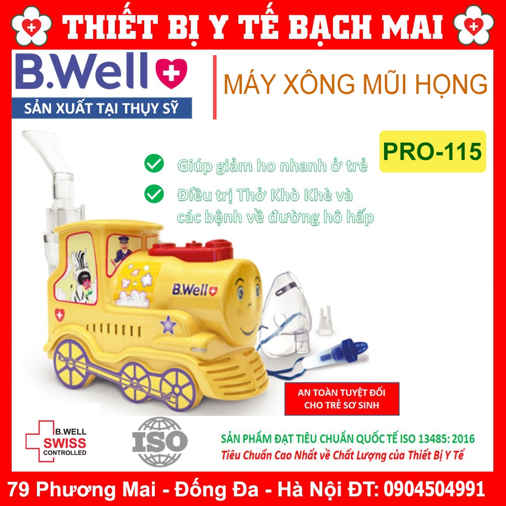 Máy Xông Mũi Họng Gia Đình Bwell Pro-115 Dáng Xe Tải