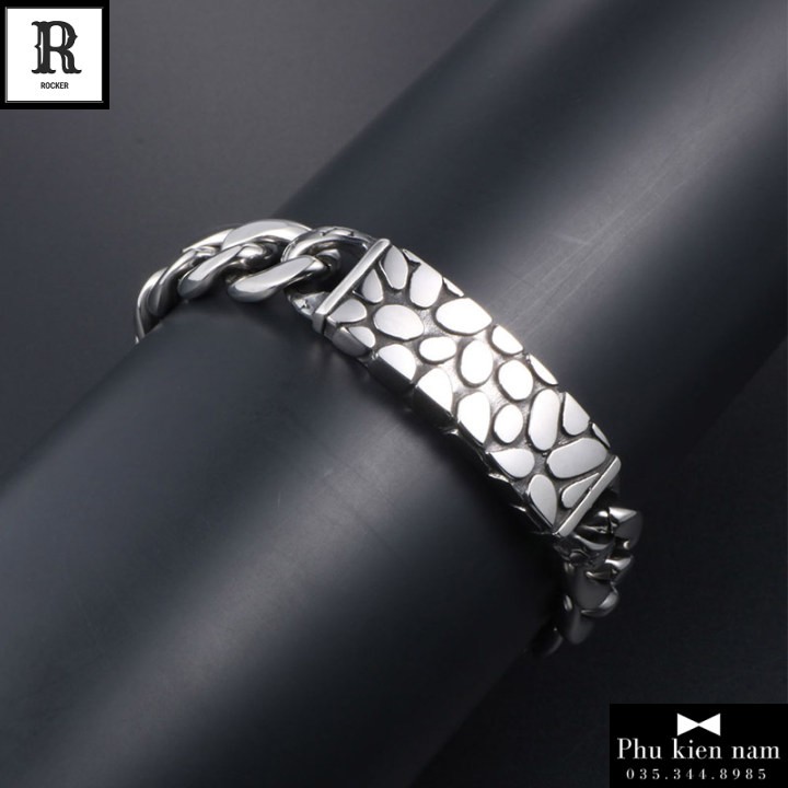 Vòng tay Titan - Vòng tay nam Silver Snake - Mã VT032