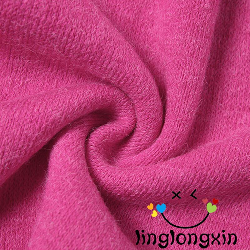 Áo Khoác Cardigan Dệt Kim Tay Dài Cổ Chữ V Màu Trơn Cài Khuy Thời Trang Mùa Thu Cho Bạn Gái Linglongxi2