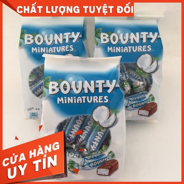 kẹo chocolate dừa Bounty Mỹ 150gr