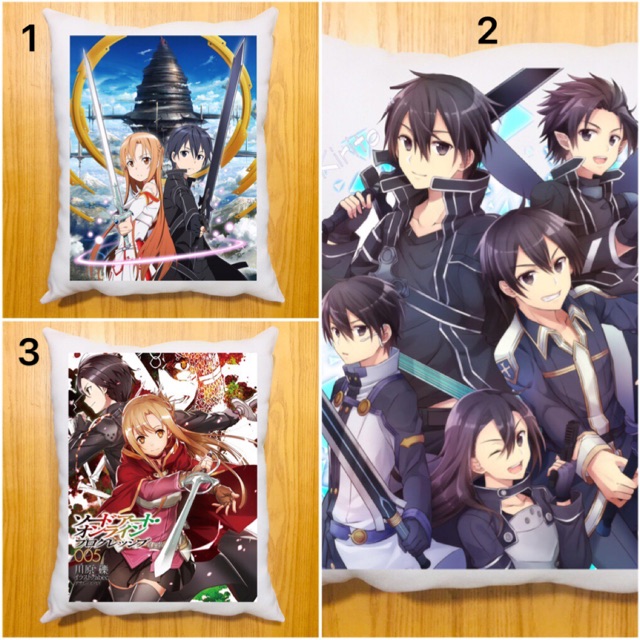 Gối kiritosuna sword art online 40x50cm ruột bông hàn quốc