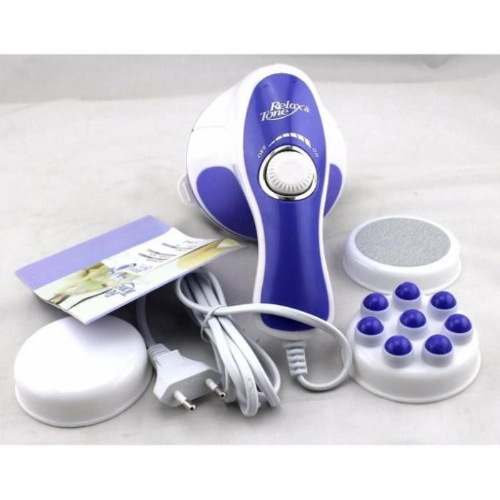 Máy massage rung cầm tay mini Relax &amp; Spin Tone-A781 hỗ trợ giảm mỡ, giảm đau, lưu thông khí huyết - Chính hãng