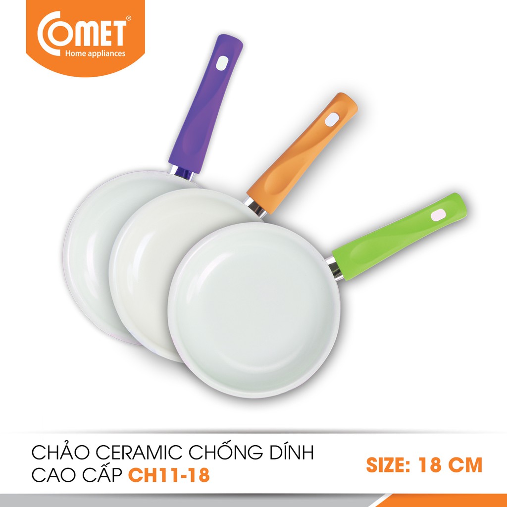 Chảo chống dính Ceramic 18cm COMET - CH11-18