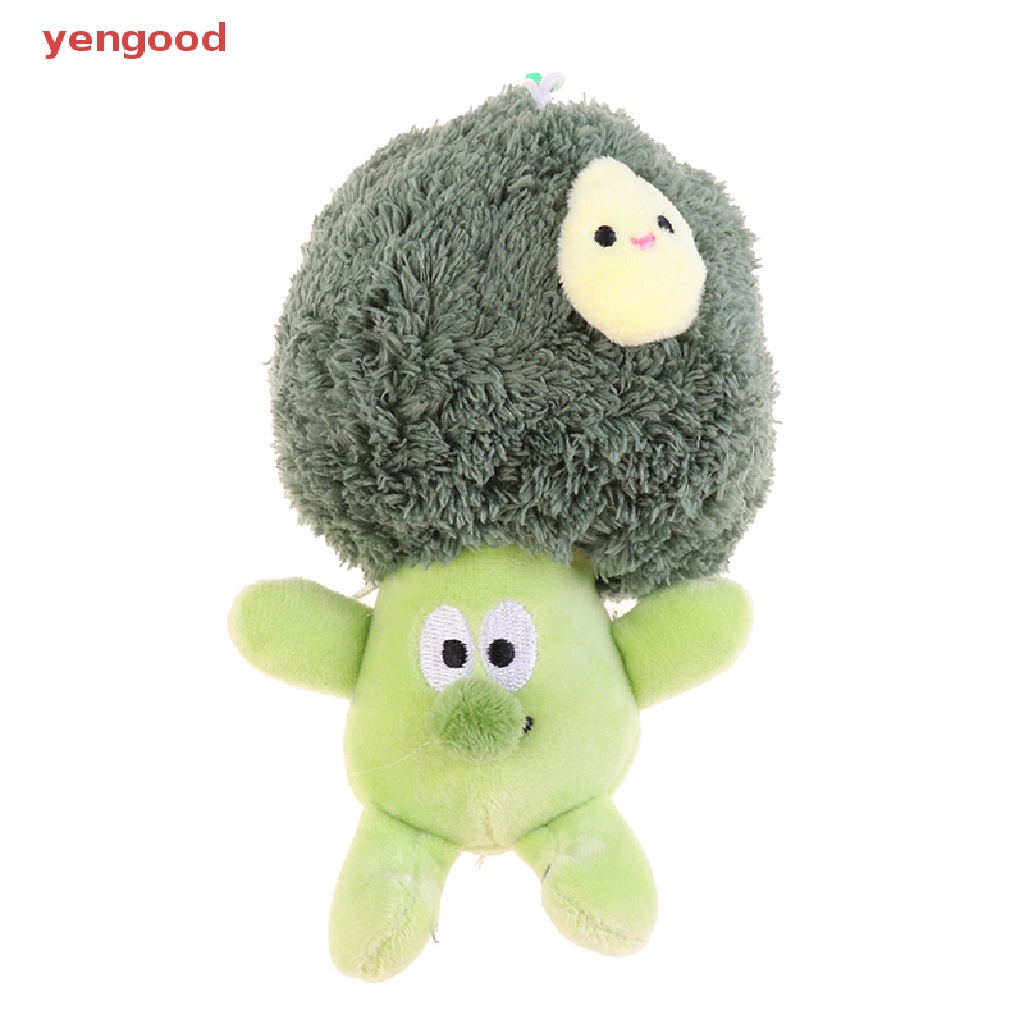 Móc Khóa Hình Rau Củ Broccoli Nhồi Bông Dễ Thương