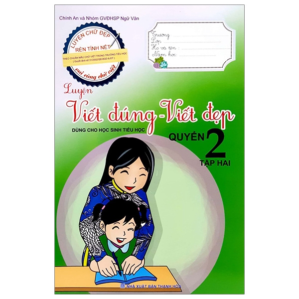 Sách - Luyện Viết Đúng, Viết Đẹp 2 - Tập 2