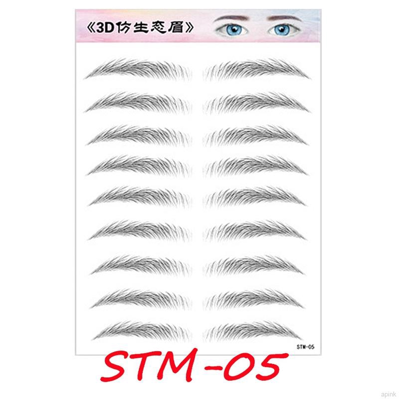 [Hàng mới về] Miếng Dán Lông Mày Hiệu Ứng 6D Trang Điểm Tiện Dụng | BigBuy360 - bigbuy360.vn