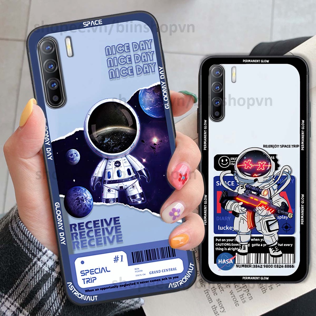 Ốp Oppo Reno3 / Reno3 Pro / Reno 3 phi hành gia vũ trụ space.x siêu đẹp, thời trang