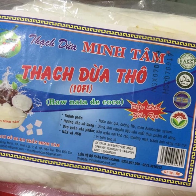 Thạch dừa thô