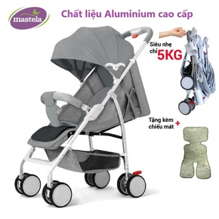 Xe đẩy du lịch cho bé chính hãng Mastela MSTL419 - BS - A2 hợp kim cao cấp siêu nhẹ dễ dàng gấp gọn, bảo hành 12 tháng