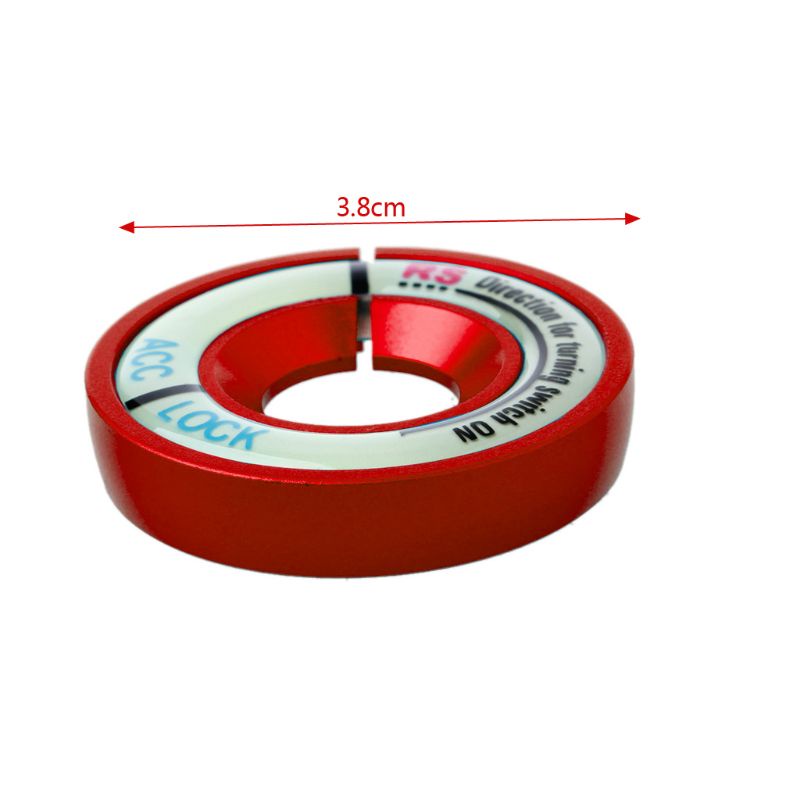 Miếng Dán Trang Trí Công Tắc Lỗ Chìa Khóa Xe Hơi Màu Dạ Quang Độc Đáo