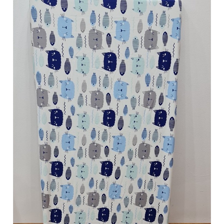 Nệm giường cho bé kích thước 145*65*5 phù hợp với giường 150*70 có tặng kèm ga bọc nệm-happyhome89