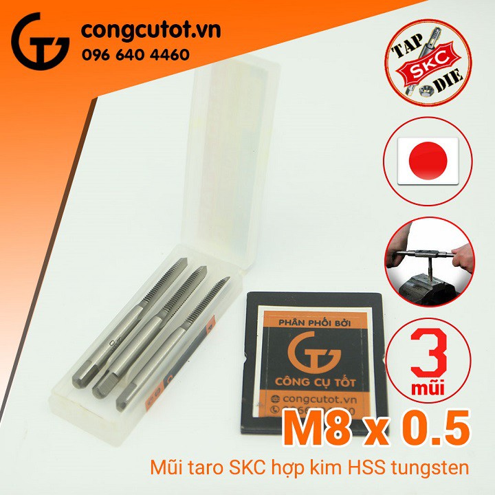 MŨI TARO TAY SKC M5 X 0.8