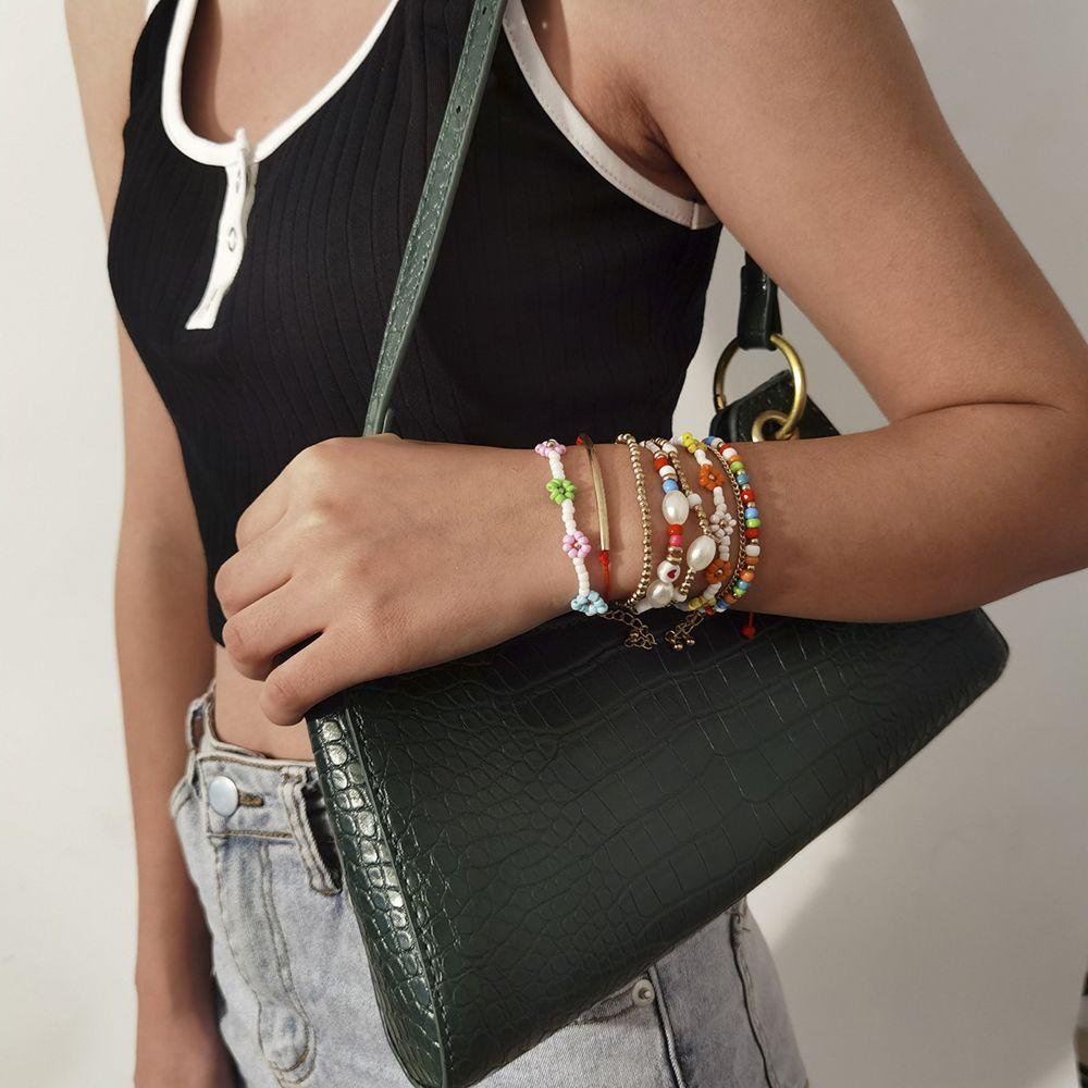 Set 8 Vòng Tay Chuỗi Hạt Thời Trang Cho Nữ