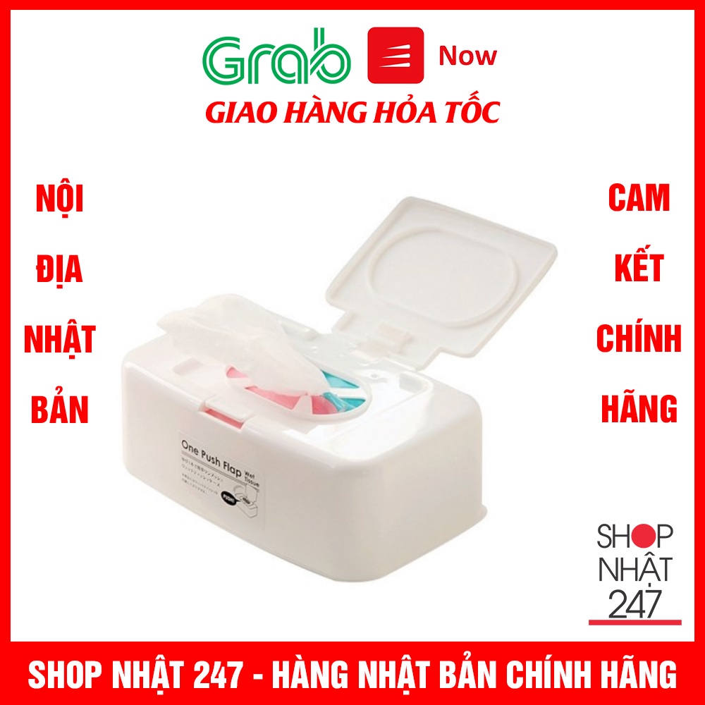 Hộp đựng giấy ướt có nắp bật NỘI ĐỊA NHẬT BẢN