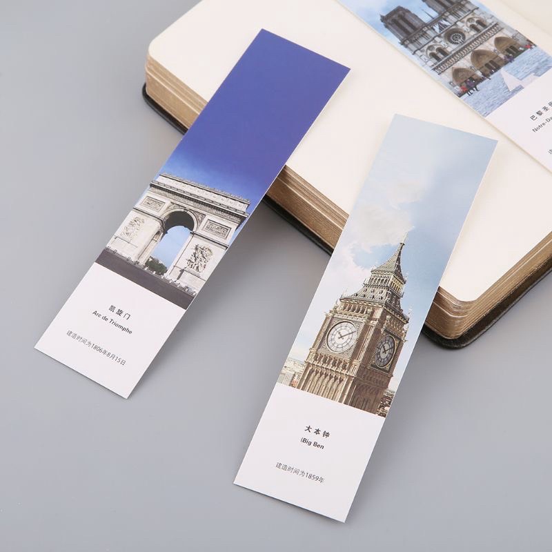 Set bookmark thiết kế tháp Eiffel nước Pháp