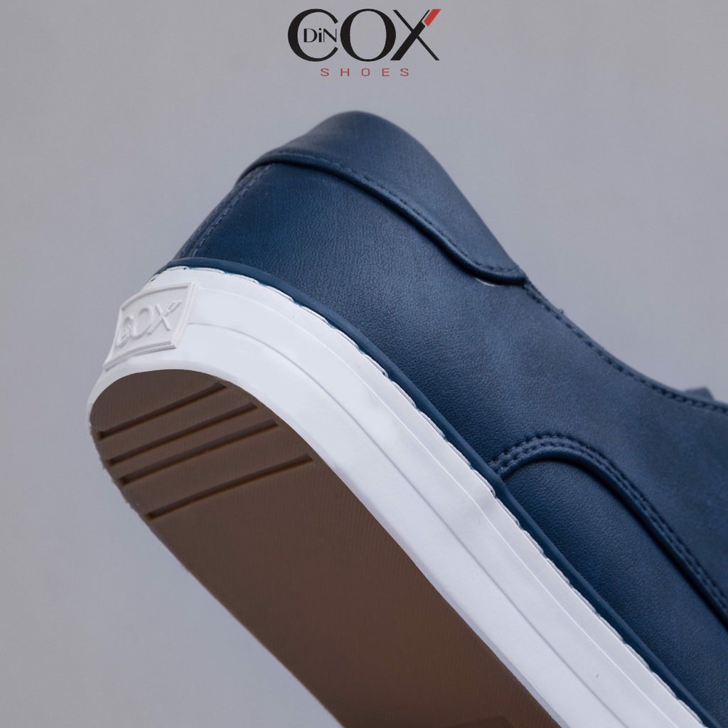 Giày Da Sneaker Nam Chính Hãng DINCOX- E11 NAVY Phong Cách Tây Lịch Lãm