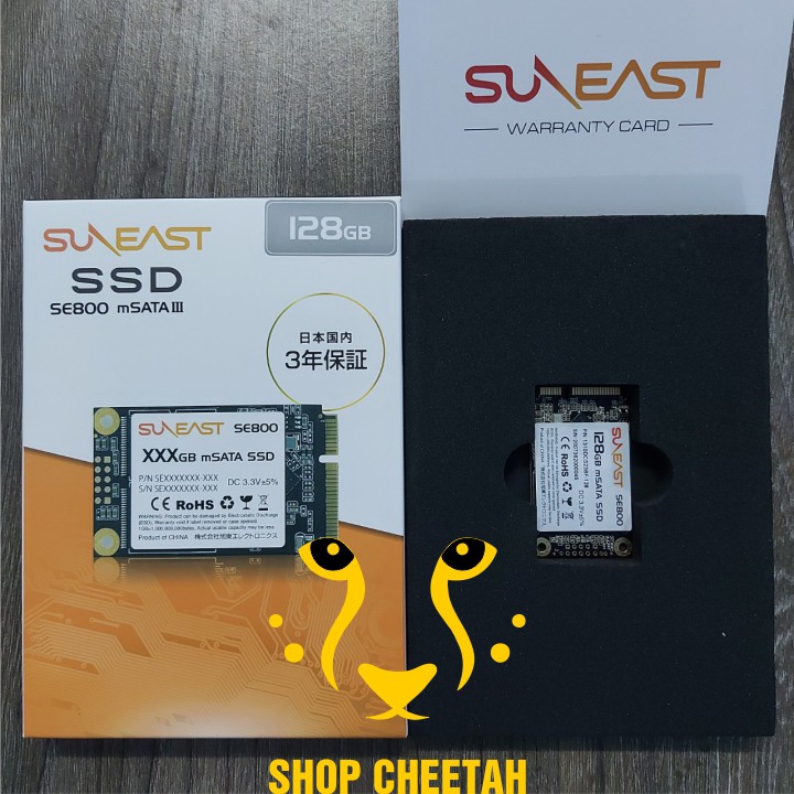 Ổ cứng SSD mSATAIII SunEast 128GB nội địa Nhật Bản – CHÍNH HÃNG – Bảo hành 3 năm – mSata3 SSD chính hãng