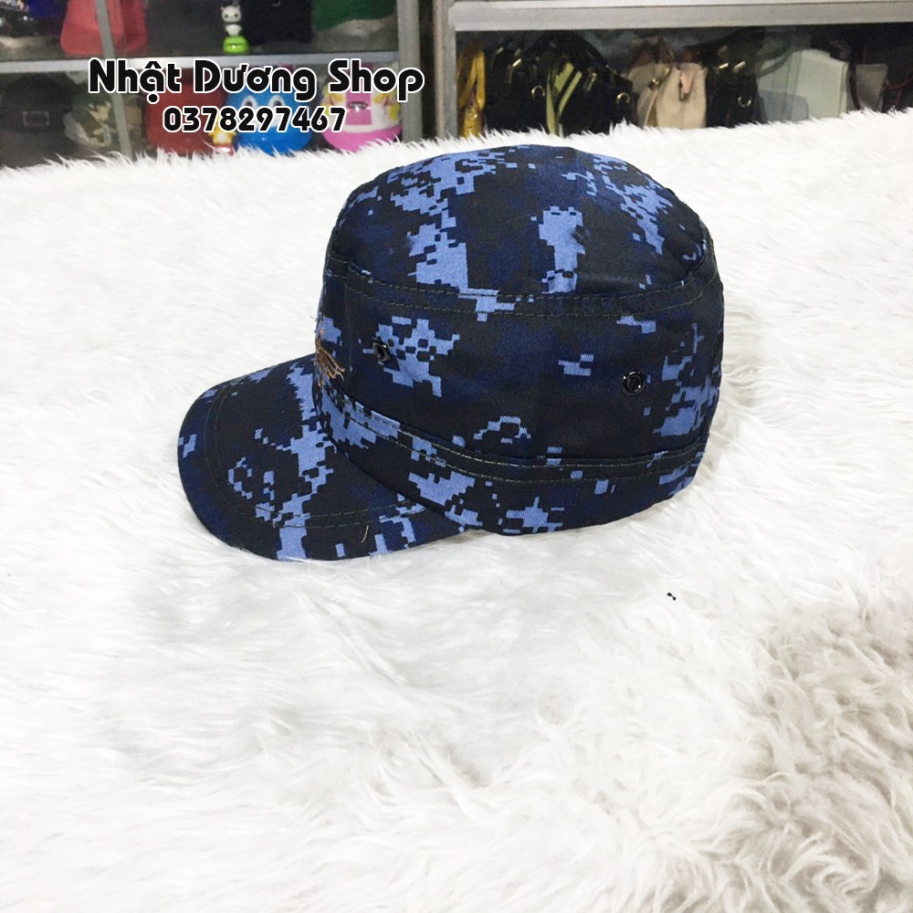 Nón kết đầu bằng có đuôi sau - Chất liệu Kaki bền chắc, phom nón đẹp thích hợp cho mọi người