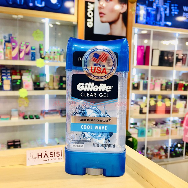 LĂN KHỬ MÙI GILLETTE - Cool Wave Clear Gel 107g