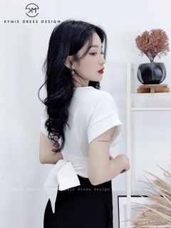 Áo đũi cổ V A415 KYMIE