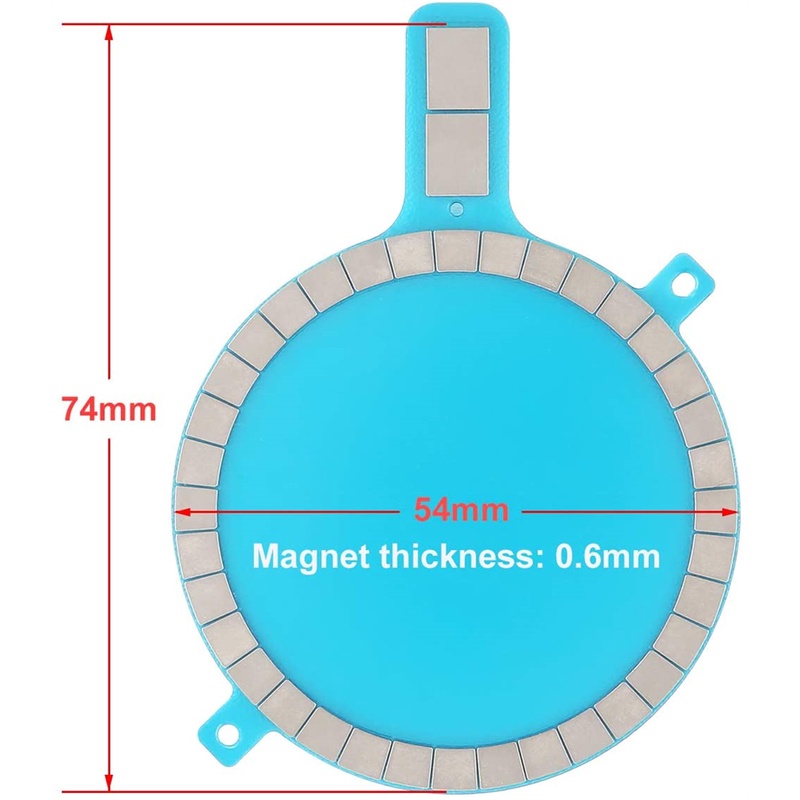 1 Giá Đỡ Điện Thoại Kiêm Sạc Không Dây Hít Nam Châm Hình Tròn