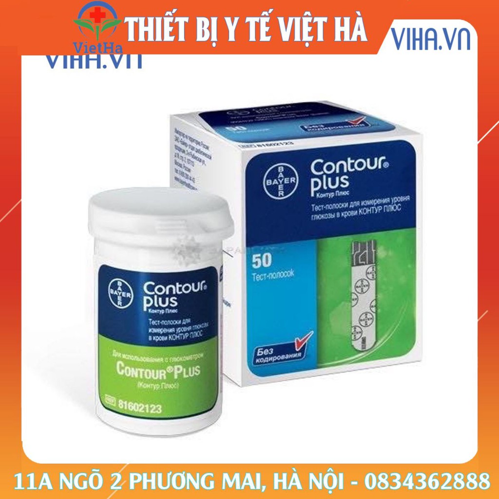 Que Thử Đường Huyết Contour Plus-  y tế việt hà