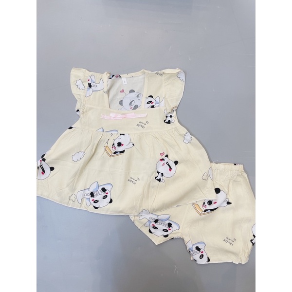 [1-5 tuổi] B2232 Bộ lanh thái bé gái cho bé từ 8-18kg