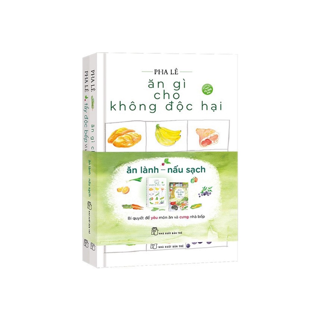 Sách - Bộ Ăn Lành – Nấu Sạch (Bộ 2 Cuốn)