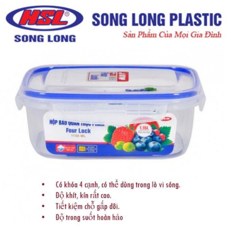 Combo 3 hộp trữ đông nhựa Song Long