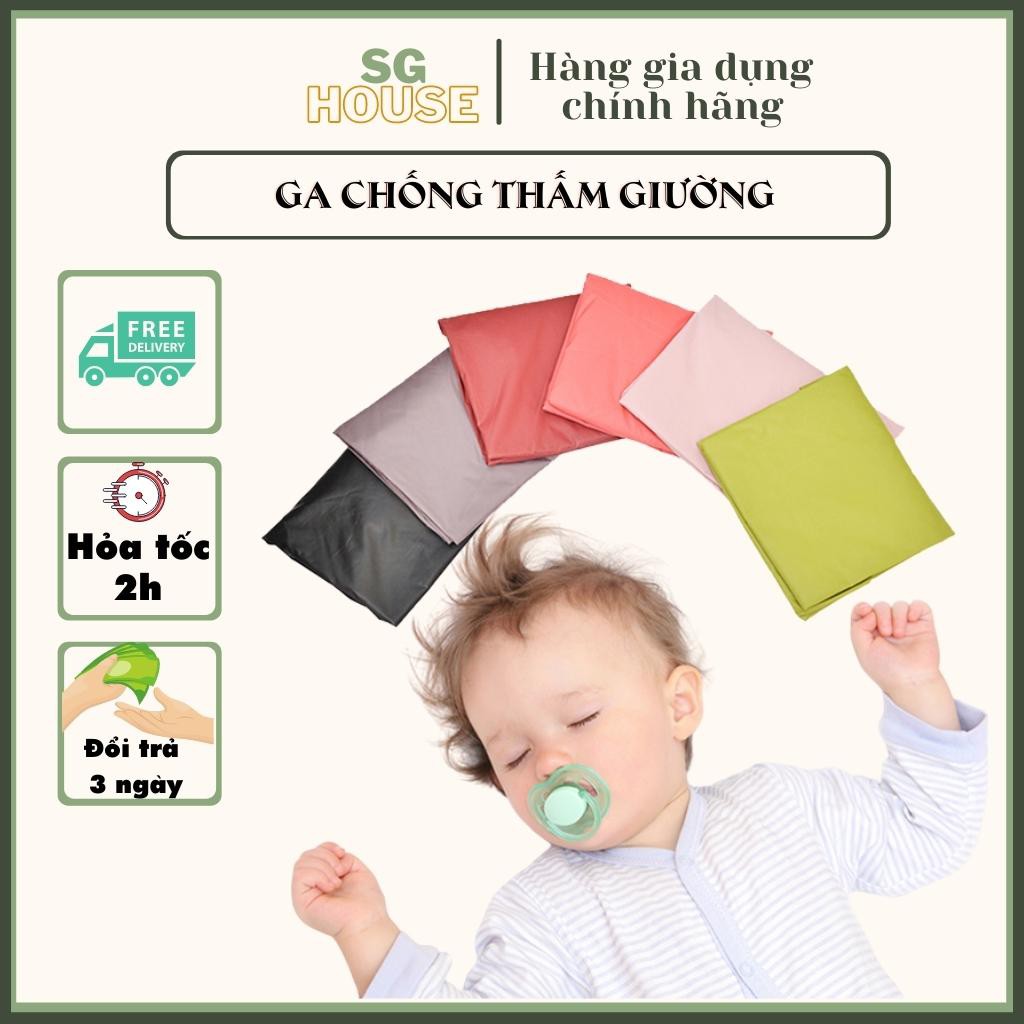 Ga chống thấm trơn Cao Cấp Loại Lớn 1.8mx2m và 1m6x2m tiện dụng cho gia đình có người già và trẻ nhỏ