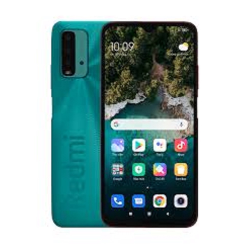 Điện thoại Xiaomi Redmi 9T Chính Hãng Pin 6000mah, 2sim ram 6/128G, Chiến Game nặng,Camera sau: 48 MP & 8 MP - BNN 02