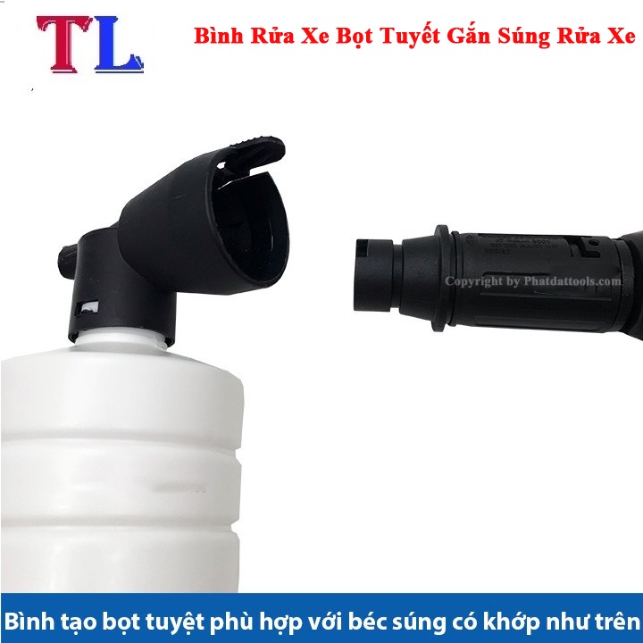 bình xịt bọt tuyết - bình tạo bọt tuyết 0.5L