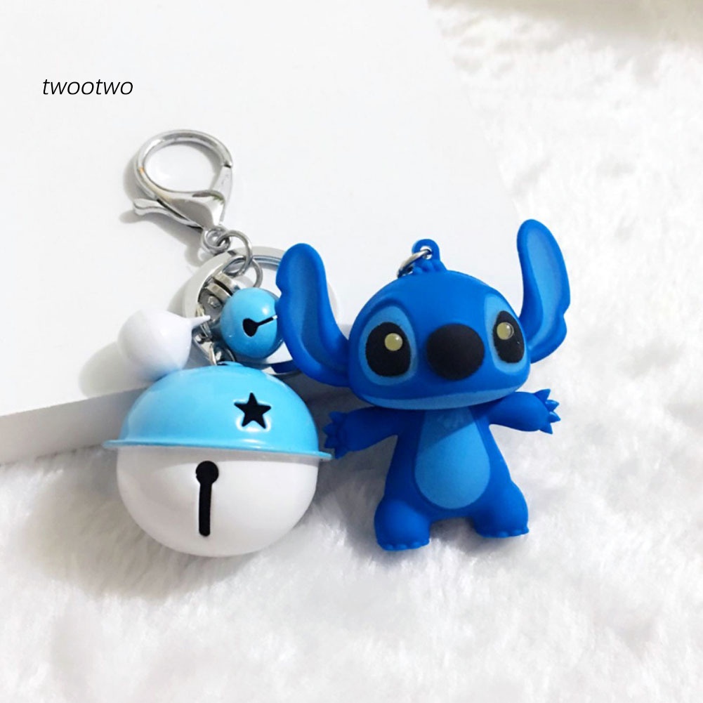 1 Móc Khóa Hình Stitch Có Đèn Led Dễ Thương