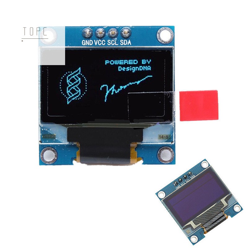 0.96inch I2C IIC Serial 128x64 Blue OLED LCD LED Display Module for Arduino