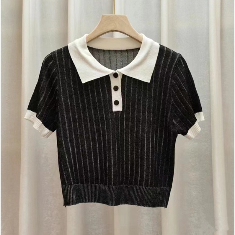 Áo NZN kẻ sọc đơn giản thời trang mùa hè cho nữ